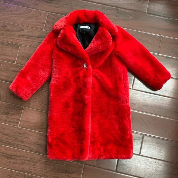 Coats | Mango Faux Fur Coat | Poshmark